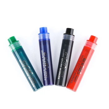 Набор 4 шт. сменных картриджей G-206T-Refill-mag для перезаправляемых маркеров G-206 для маркерных досок для офиса для школы легкостираемые 4 шт. в наборе (синий черный красный зеленый) разноцветные фломастеры для белой доски для стекла и флипчарта