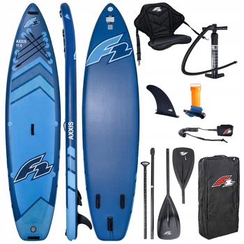 Надувна SUP дошка F2 Axxis 11'6" Navy Blue Combo Paddle 2in1 Seat