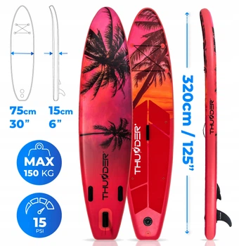 SUP дошка 320CM для плавання з сидінням Thunder, надувна, весло надувне