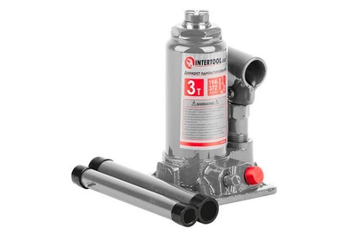 Домкрат гидравлический Intertool 3 т х 350 мм одноштоковый (GT0022)