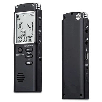 Многофункциональный диктофон 64GB с ЖК-дисплеем и MP3-плеером