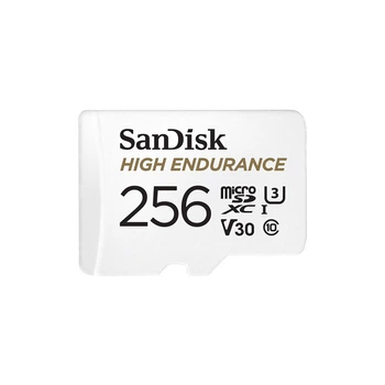 Картка пам'яті SanDisk 256 GB microSD class 10 UHS-I U3 V30 High Endurance (SDSQQNR-256G-GN6IA)