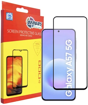 Защитное стекло для смартфона Samsung Galaxy A57 DENGOS Black (TGFG-434)