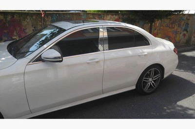 Накладки на стійки дверей Mercedes W213 2016 - 4шт Декоративні накладки на авто. АМ0036610
