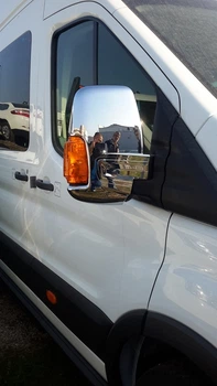 Накладки на дзеркала Ford Transit 2014-пластик 2шт Автомобільні декоративні накладки АМ0035855