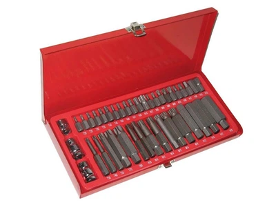 Набор бит шестигранных SPLINE TORX RIBE 41 пр. V02475