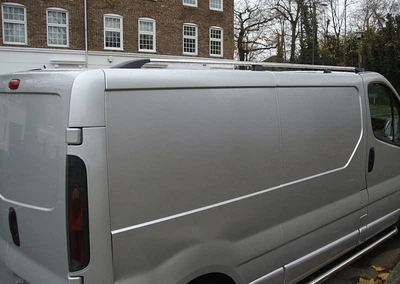 Renault Trafic рейлинги дуги багажник на крышу для RENAULT Рено Trafic /Opel Vivaro 2001-2015 длинн.база /Хром АМ0018378