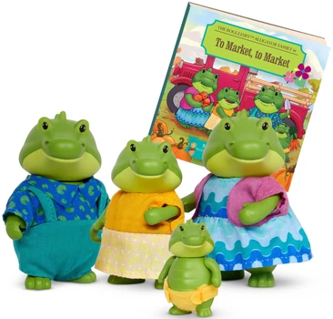 Набор фигурок Li'l Woodzeez Семья Крокодилов 4ед (645394)