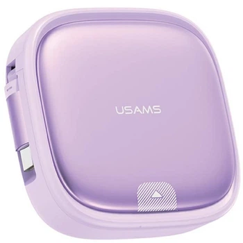 Кабель Usams Pocket 3-in-1 USB-A/USB-C/Lightning/Micro-USB 60W 90 см Purple (6958444908137)