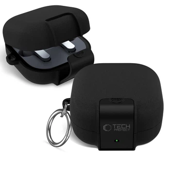 Чехол для наушников Tech-Protect Slim Hook для Samsung Galaxy Buds 4 / 4 Pro Black (5906302392940)