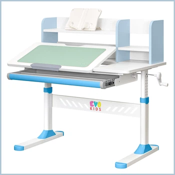 Дитячий стіл Evo-kids TH-330 Blue Білий / Блакитний (TH-330 W/BL)