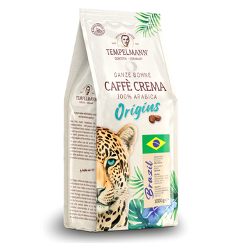 Кофе в зёрнах Tempelmann Origins Brazil Caffe Crema 100% Arabica, 1 кг