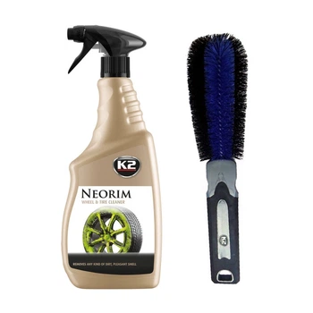 Набір для миття дисків та ковпаків: K2 Neorim 700мл + щітка K2 Brush For Wheel Rim na_173