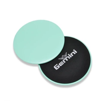 Диски для ковзання Gemini Slide Discs для фітнесу та глайдингу 17 см набір 2 шт М'ятно-чорний FG-18LB