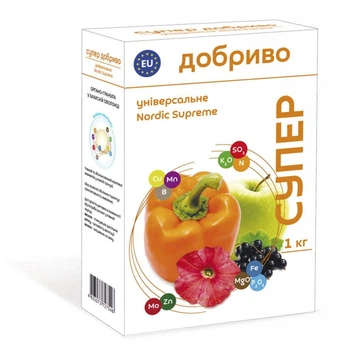 Супер Добриво Універсальне Nordic Supreme 1 кг Сімейний сад