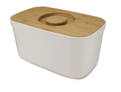 Хлібниця з бамбуковою кришкою Joseph Joseph Bread Bin White 81097 (01000744)