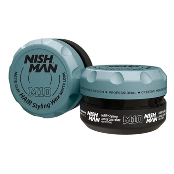 Глина матова для укладання волосся Nishman Matte Hair Pastе М10 100 мл