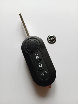 Корпус викидного ключа для Opel 3 кнопки з лезом SIP22 (15-63)