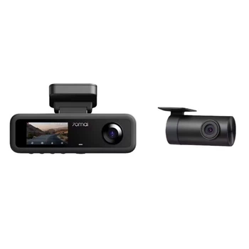 Видеорегистратор Xiaomi 70mai Dash Cam 4K T800e Set + RC21 (3 камеры всего) + microSD 128Gb