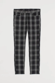 Брюки чоловічі Чорний клітина H&M 32р (0798972 )