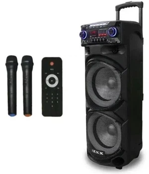 Беспроводная портативная Bluetooth колонка ZXX-9292 с 2 микрофонами и пультом аккумуляторная 200 Вт