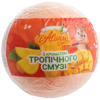 Бомба для ванны Alivera Тропическая смузи с сюрпризом, рептилии 120 г - 632174