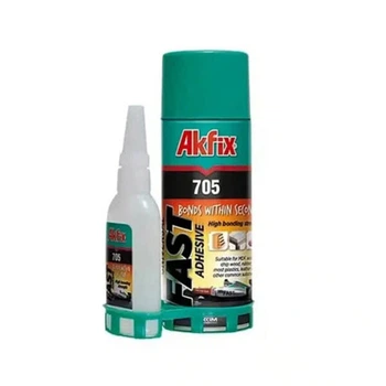 Клей універсальний двухкомпонентний з активатором Akfix 705, 400мл+100г - 487748