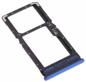 Тримач для SIM картки Xiaomi Poco X3 / X3 Pro, Frost Blue, синій