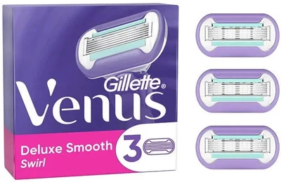 Сменные кассеты (лезвия) для бритья женские Gillette Venus Swirl 3 шт. (399928377)