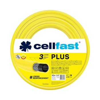 Шланг садовый Cellfast PLUS, 1/2', 50м, 3 слоя, до 25 Бар, -20…+60°C
