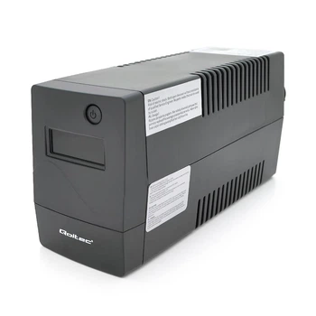 ДБЖ Qoltec QLT450 (240W) LED, AVR, 2st, 2xSCHUKO socket, 1x12V4,5Ah, plastik Case (UG-29595)