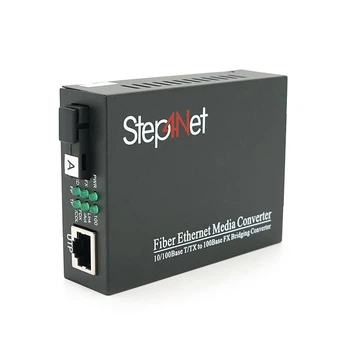 Медіаконвертер Step4Net MC-R-0,1-1SM-1310nm, 1310 WDM одноволоконний Full/Half duplex, SC 20km (0+70°C), + блок живлення 5V 1A Q50 (UG-43925)