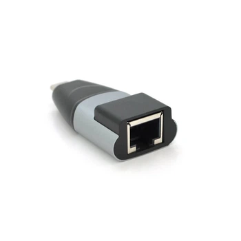 ПерехідникType-C (тато)/RJ-45 (мама), chip:RTL8153, 1000Mbps, Black (UG-27019)
