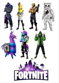 Вафельная картинка Fortnite