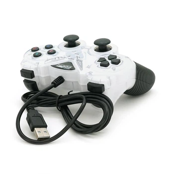 Геймпад для ПК USB-908 USB 2.0 Double Shock (White), Blister (UG-3290)