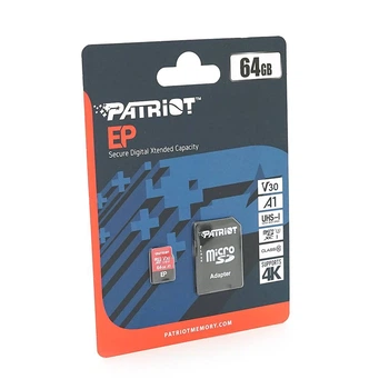 Карта пам'яті Patriot LX microSDHC Class 10 UHS-I, 64GB