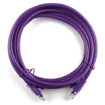 Патч-корд літій RITAR, UTP, RJ45, Cat.5e, 5m, фіолетовий, Cu (мідь)