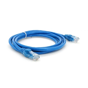 Патч-корд літій RITAR, CCA, UTP, RJ45, Cat.5e, 3m, синій Q400