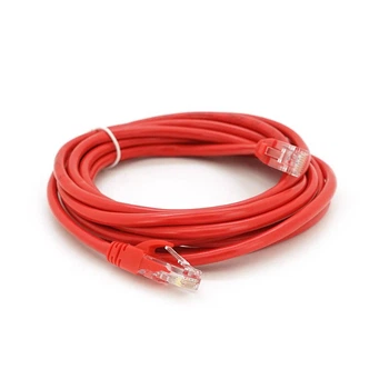 Патч-корд літій RITAR, UTP, RJ45, Cat.5e, 2m, червоний, Cu (мідь)