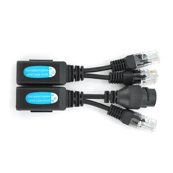 Splitter/Combiner RJ-45 POE Розгалужувач сигналу 2 пристрою по одному кабелю з підтримкою POE (Пара) (UG-24258)