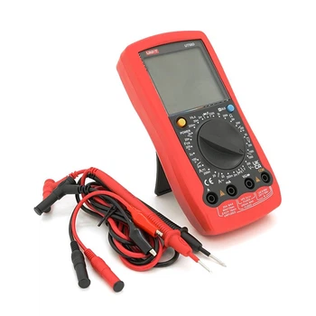 Мультиметр UNI-T UT58D Вимірювання: V(AC/DC), A(AC/DC), Ω, C, L. Функції: Data Hold, продзвонювання, тест діодів/транзисторів.
