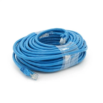 Патч-корд літій RITAR, UTP, RJ45, Cat.6, 15m, синій, Cu (мідь)