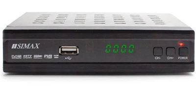 Ресивер (тюнер) IPTV DVB-T2 SIMAX Metal Blue/Silver KL1801
