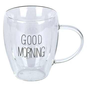 Чашка з подвійною стінкою "Good morning" (R99010)