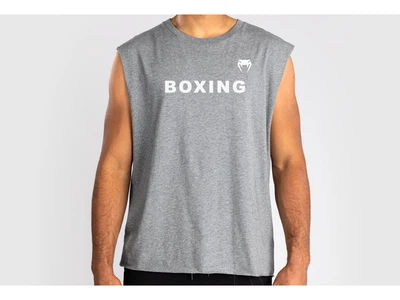 Безрукавка VENUM Boxing VT Sleeveless T-Shirt XL сірий (6019)