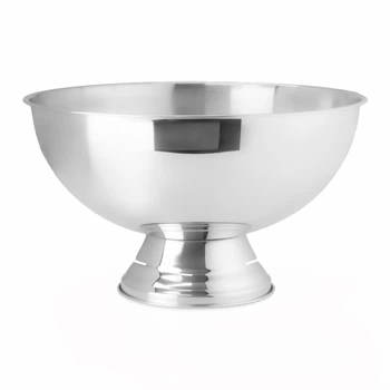 Барна чаша для пуншу Total Barware 15 л для охолодження напоїв і шампанського срібляста (79582-PB-15L-s)