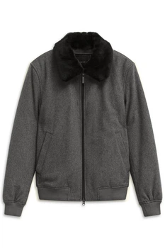 Чоловіча куртка-бомбер Bugatti 81040/270 872796 сірий 56