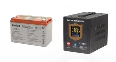 Набор ИБП Кемот 800+ Гелевый Rebel 12V 100ah LCD
