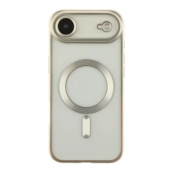Чохол TPU Metallic Chrome Full Camera with Magsafe для iPhone 17 Air Chrome Silver