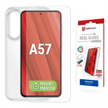Захисний набір Displex Real Glass MM + Case для Samsung Galaxy A57 Transparent (4028778126902)